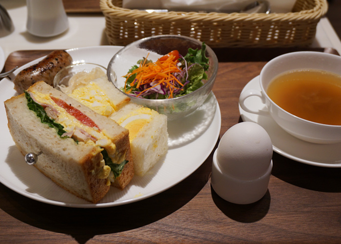 ル・パン神戸北野の朝食メニューの写真