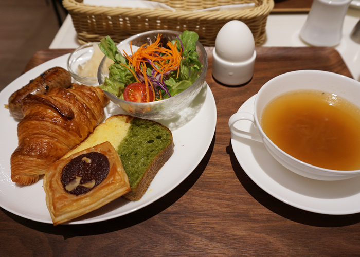 ル・パン神戸北野の朝食メニューの写真