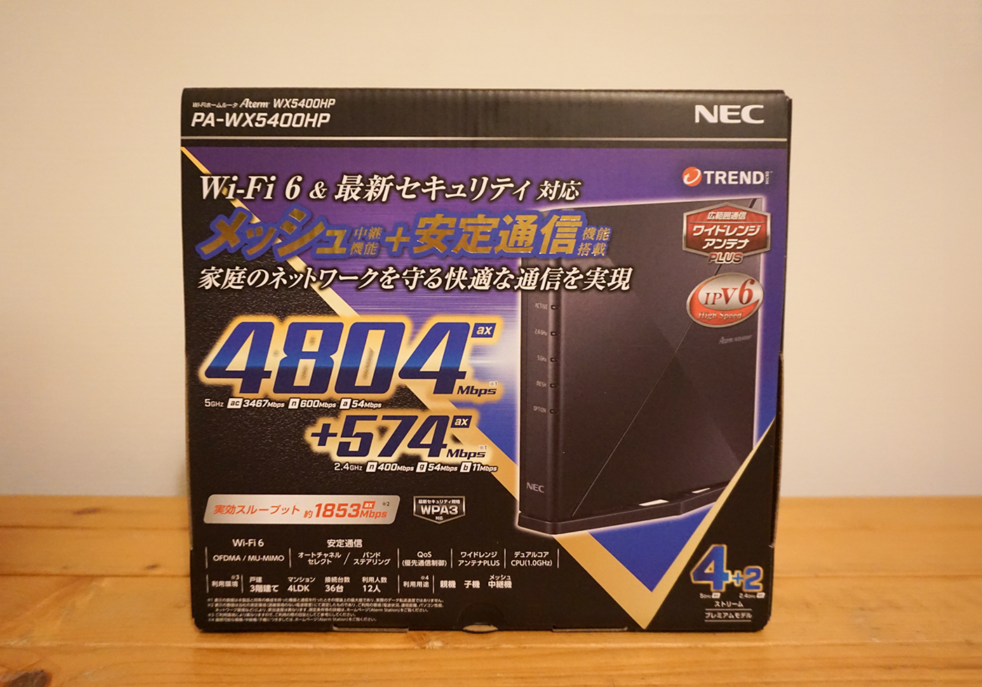 NEC「WX5400HP」